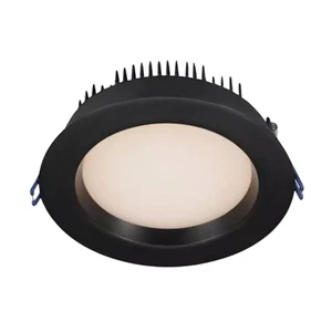 Lotus 6" Round 17 W 2 1/4" Thin Regressed LED Light - Black - LL6RRG-27K - Picture 1 of 4