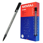 Black Ball Point Pens Nataraj Mist 621-St 20 X 0.7Mm Fine Point Quality Pen
