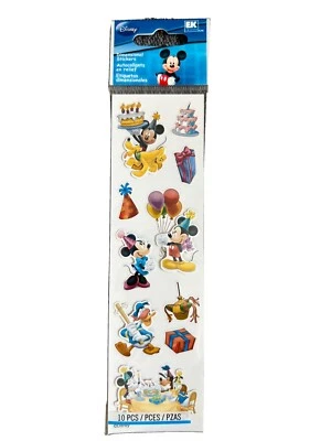 Disney Slims Размерные Наклейки-Микки Маус День Рождения - Изображение 1 из 2