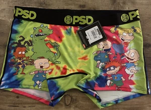PSD Tie dye Rugrats Microfiber Blend Boy Shorts Underwear Large - Picture 1 of 3