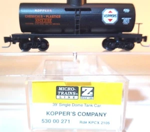 Z MTL 530 00 271 39' Single Dome Tank Car Kopper's KPCX - Picture 1 of 4