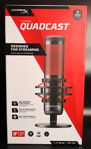 HyperX QuadCast USB Condenser Gaming Microphone for Mac/PC/PS5/PS4 (4P5P6AA) - Afbeelding 1 van 14