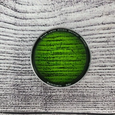 Leica Ernst Leitz Summarit GGr Filter Green Photography Camera - Image 1 of 3