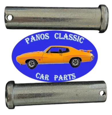 Pin de horquilla 3/4" diámetro 3" longitud del vástago GM Chrysler Ford acabado liso 2 piezas 488 Foto 1 de 4