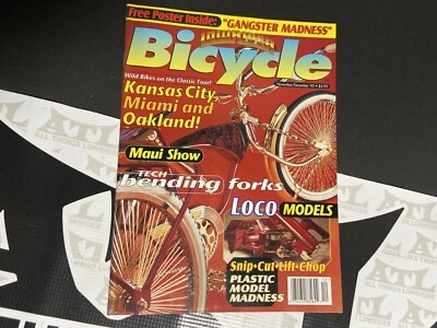 Lowrider Bicycle Magazine - Nov/Dec 95 - NOS With Poster - Models Pedal Cars Foto 1 de 4