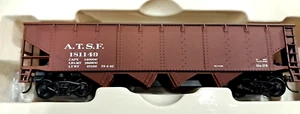 A,T.S.F. 40 FOOT OFFSET HOPPER  SANTA FE   RTR car 1/87 walthers  TRAINLINE - Picture 1 of 18