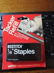 Bostitch / STANLEY 1000 Staples -1/4” Made in USA Model# SP6DK 1/4" - Picture 1 of 3