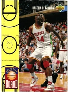 1993-1994 UPPER DECK # 425 - HAKEEM OLAJUWON - EXECUTIVE BOARD - HOUSTON ROCKETS - Bild 1 von 2