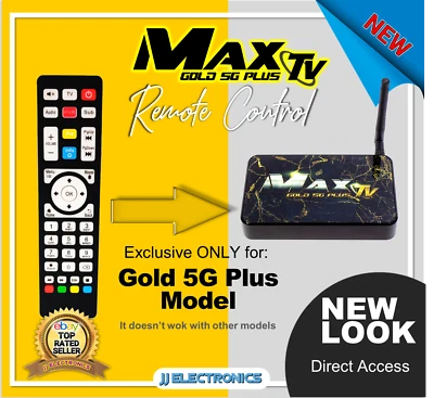 Remote Control EXCLUSIVE for MAXTV Gold 5G Plus - Image 1 of 2