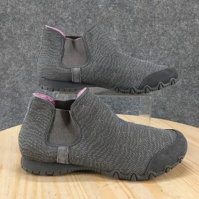 Zapatos Skechers para mujer 11 motociclistas fugitivos Chelsea gris pull on tobillo top 49349 Foto 1 de 4
