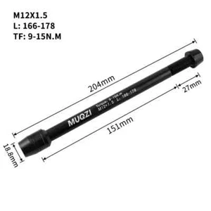 Trainer Steckachsenadapter M12 x 1,5/1,75 Gewinde 160-172 mm 166-178 mm Schaft Fahrrad - Bild 1 von 14