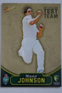 Cricket Collectable Select Australian Test Team Cricket Card Mitchell Johnson - Picture 1 of 4