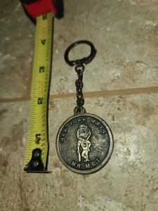 NEW YORK METS MASCOT ORIGINAL MR MET KEYCHAIN KEY CHAIN SHEA STADIUM NY MRS RARE - Picture 1 of 7