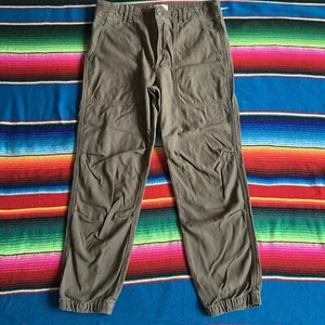 Citizens of Humanity Womens Button Fly Joggers Khaki Size 27 - Picture 1 of 7