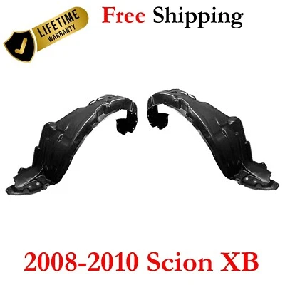 For 2008-2010 Scion xB Splash Shield Front Left & Right Side Set 2pc Foto 1 de 4