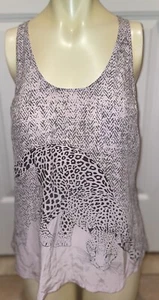 Joie Revolve Women’s Tank Top Blouse Silk Shirt Animal Print Racerback Small S - Picture 1 of 7
