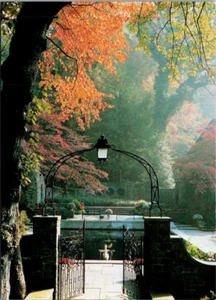 WINTERTHUR GARDEN Reflecting Pool EAST TERRACE Maryland 4x6 Postcard - Picture 1 of 2