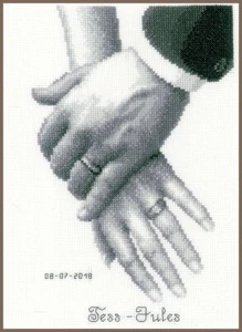 Kit de punto de cruz contado Vervaco Love for Life 7,2" x 10" - Imagen 1 de 1