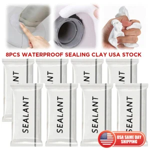 8x White Drywall Wall Repair Sealing Clay Air Conditioning Hole Fille Waterproof - Picture 1 of 9