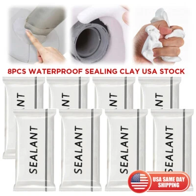 HUHOU 8x White Drywall Wall Repair Sealing Clay Air Conditioning Hole Fille Waterproof