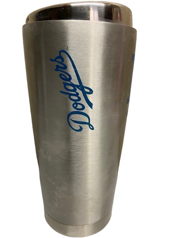 MLB Los Angeles Dodgers Tumbler with Lid 20 oz. Stainless Steel Fast Shipping Cover