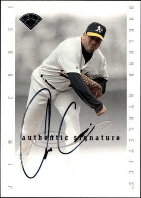1996 Leaf Signature Series Jim Corsi Extended Series Autographs #NNO - Image 1 of 4
