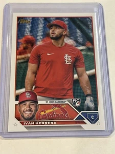 Espejo dorado Topps Ivan Herrera Variation RC 2023 SSP #58 Cardinals - Imagen 1 de 2
