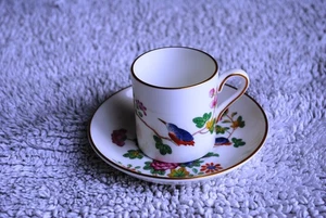 Plato de taza Wedgwood Cuckoo Demitasse Willamsburg mercancía conmemorativa - Imagen 1 de 6