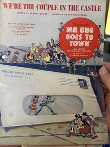 M Hoagy Carmichael Film Spartiti Musicali MR. BUG GOES TO TO TOWN - Foto 1 di 1