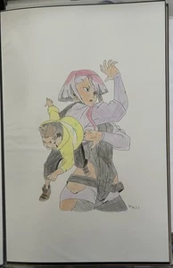 Cyberpunk: Edgerunners Original Fan Art By Mike Harn! 11x17 Bristol Board!! - Picture 1 of 1