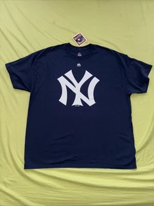 Majestic NYY N.Y. NEW YORK YANKEES  2XL T-SHIRT - Picture 1 of 5