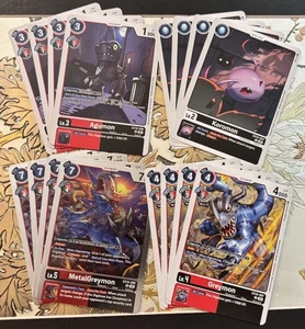 Digimon Card Game Core Deck Set MetalGreymon EX10 BlackWarGreymon Playsets - Picture 1 of 1