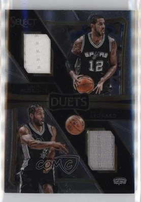 2016-17 Panini Select Duets 79/149 Kawhi Leonard LaMarcus Aldridge #10 - Image 1 of 3