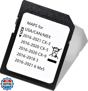 Latest Navigation SD Card, Compatible with:(2016-21)-Cx3. (2016-20)-Cx5. (201 - Picture 1 of 5