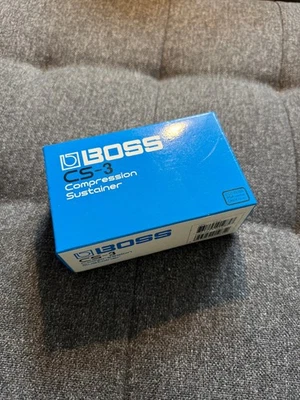 PEDALE SUPPORTO COMPRESSORE BOSS CS-3 Boxato Ottimo - Immagine 1 di 4