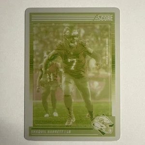 2024 Score Printing Plate Shaquil Barrett 1/1 T1 - Picture 1 of 2