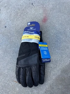Sealskinz Waterproof Extreme Cold Weather Black Gauntlet Gloves Large - Picture 1 of 4