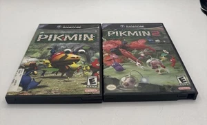 Pikmin 1 + Pikmin 2 (Nintendo GameCube) Usado Sin Manuales Etiqueta Negra ☼ - Imagen 1 de 12