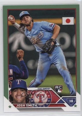 2023 Topps Japan Edition Jade Green /75 Josh Smith #8 Rookie RC - Image 1 of 2