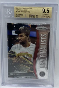 2019 20 PRIZM KAWHI LEONARD (NBA FINALISTS) BGS 9.5 TRUE GEM MINT - Picture 1 of 3