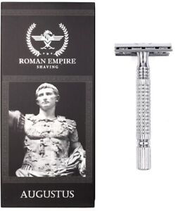 Roman Empire Shaving Augustus Safety Razor | Double Edge Razor with 20 Blades