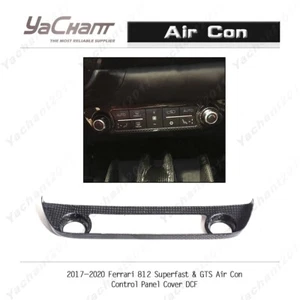 DRY CARBON Air Con Control Panel Cover For 17-20 Ferrari 812 Superfast & GTS - Bild 1 von 16
