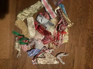 Christmas Decorative Ribbon various designs colors Lot - Picture 1 of 3
