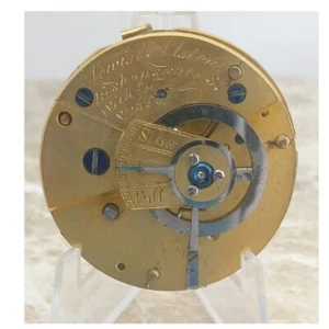 Orologio da tasca Lewis Alston of Bishopsgate Street Chain Fusee Verge movimento 1840 - Foto 1 di 7