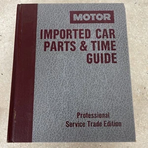 1983-1989 Motor Imported Foreign Cars Parts & Time Guide Auto 8 Th Edition - Picture 1 of 4