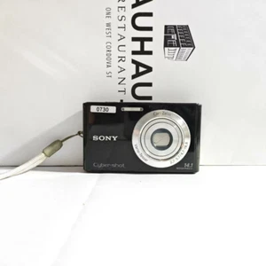 SONY Cyber-Shot DSC-W330 Digital Camera 14.1MP Auto Focus w/ Accessories Black - Picture 1 of 4
