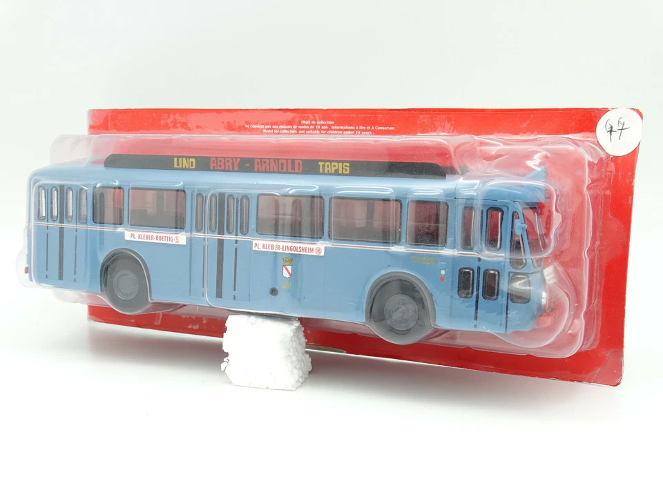 Altaya Ixo 1/43 - Autobus Carro Autocar SOMUA OP5-3S CTS Strasburgo 1954 - Immagine 1 di 1