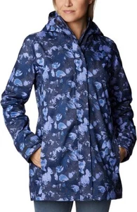 Columbia Splash A Little II Rain jacket Nocturnal Solarized Tonal women sz M NWT - Picture 1 of 18