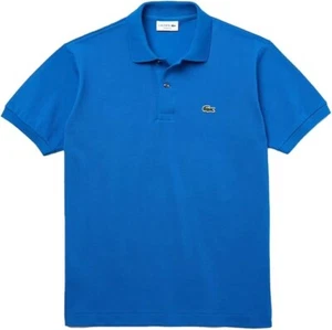 Lacoste Men's Short Sleeve L.12.12 Pique Polo Shirt, Ultra Marine, M - Picture 1 of 3
