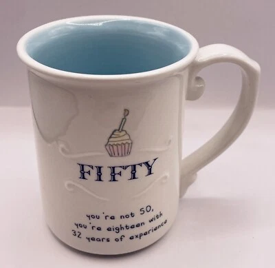 Humorous Mug Gift FIFTY 50th Birthday   - Image 1 of 4
